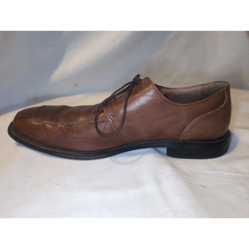 FLORSHEIM Brown Leather Oxford Shoes 11175-221 Size 13 D Men's Dress Lace Up